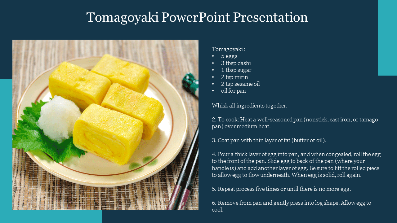 Tomagoyaki PowerPoint Presentation 